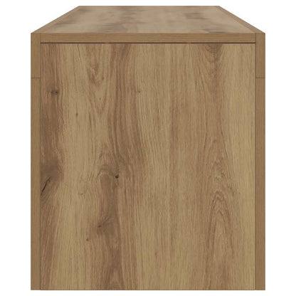 TV-Schrank mit LED Artisan-Eiche 140x36,5x40 cm Holzwerkstoff