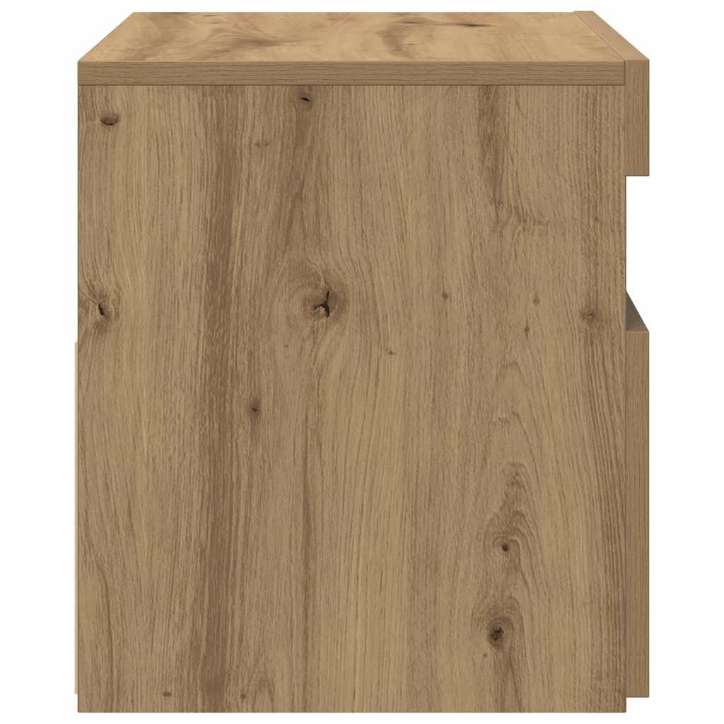 TV-Schrank mit LED-Leuchten Artisan-Eiche 60x35x40 cm
