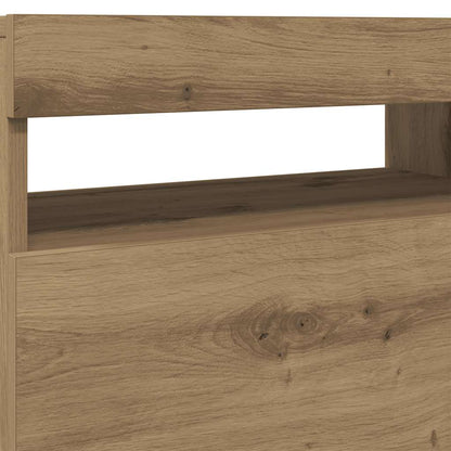 TV-Schrank mit LED-Leuchten Artisan-Eiche 60x35x40 cm