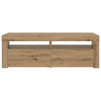 TV-Schrank mit LED Artisan-Eiche 120x35x40 cm Holzwerkstoff