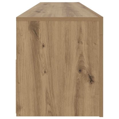 TV-Schrank mit LED Artisan-Eiche 120x35x40 cm Holzwerkstoff