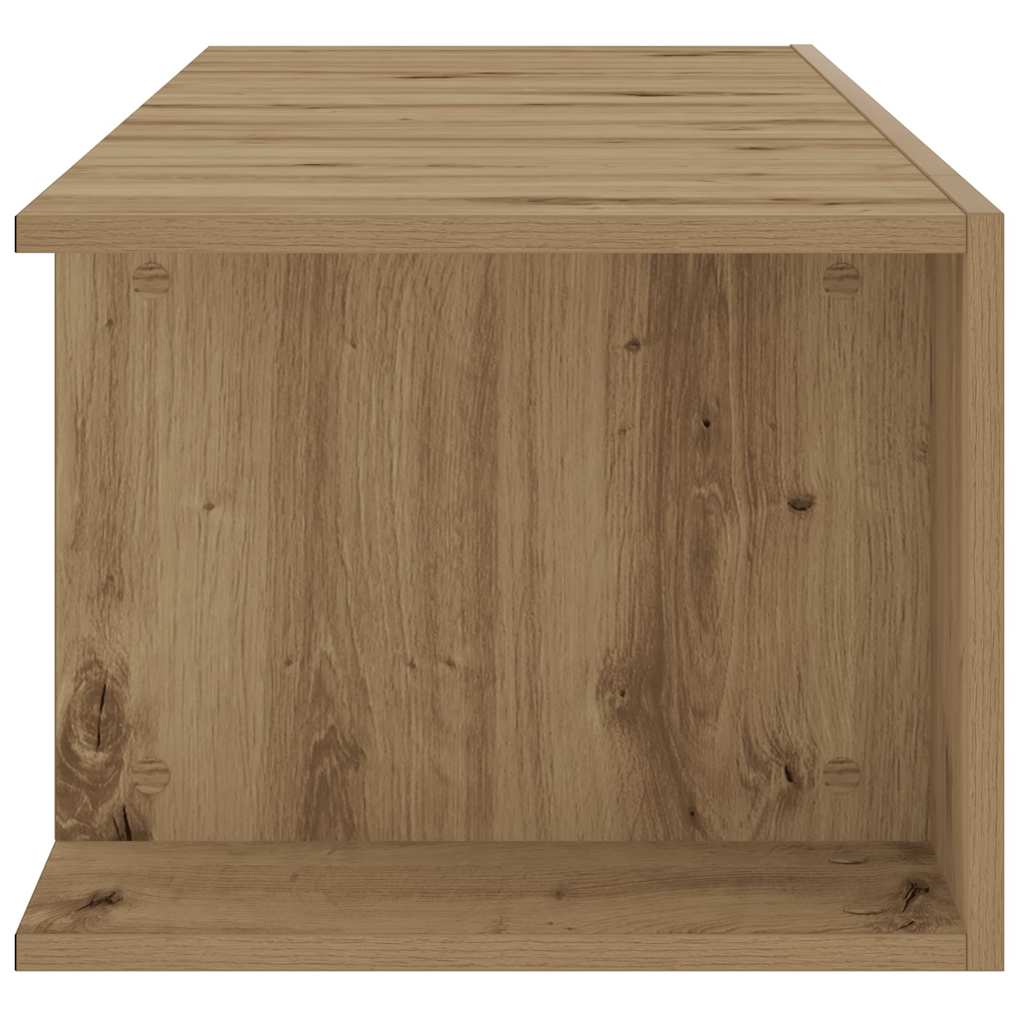 TV-Schrank mit LED-Leuchten Artisan-Eiche 135x39x30 cm