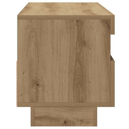 TV-Schrank mit LED-Leuchten Artisan-Eiche 100x35x40 cm