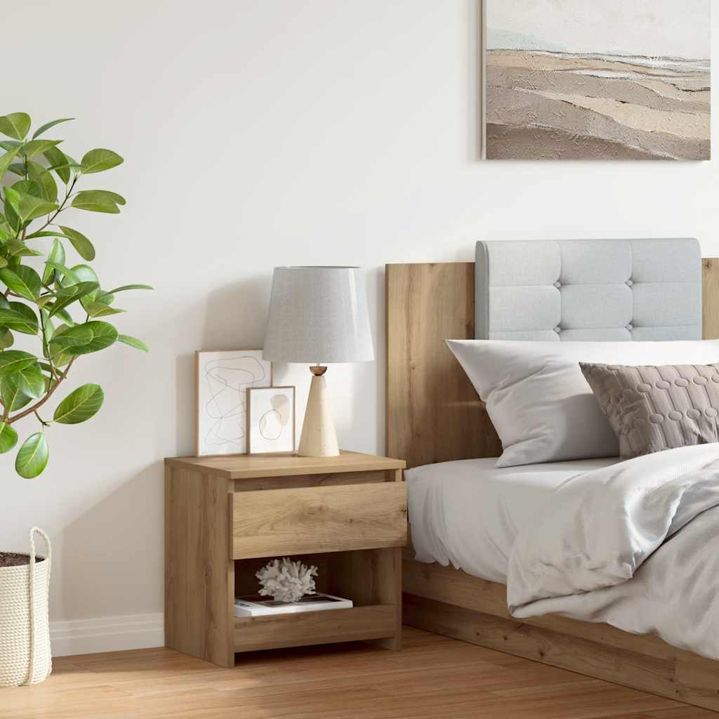 Nachttisch Artisan-Eiche 40x30x39 cm Holzwerkstoff