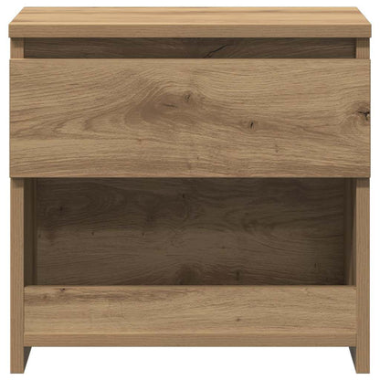 Nachttische 2 Stk. Artisan-Eiche 40x30x39 cm Holzwerkstoff