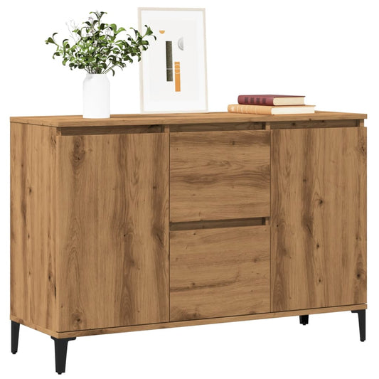 Sideboard Artisan-Eiche 102x35x70 cm Holzwerkstoff