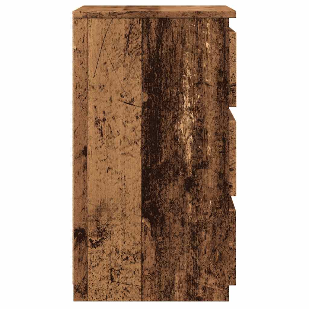 Nachttisch Altholz-Optik 40x35x62,5 cm Holzwerkstoff