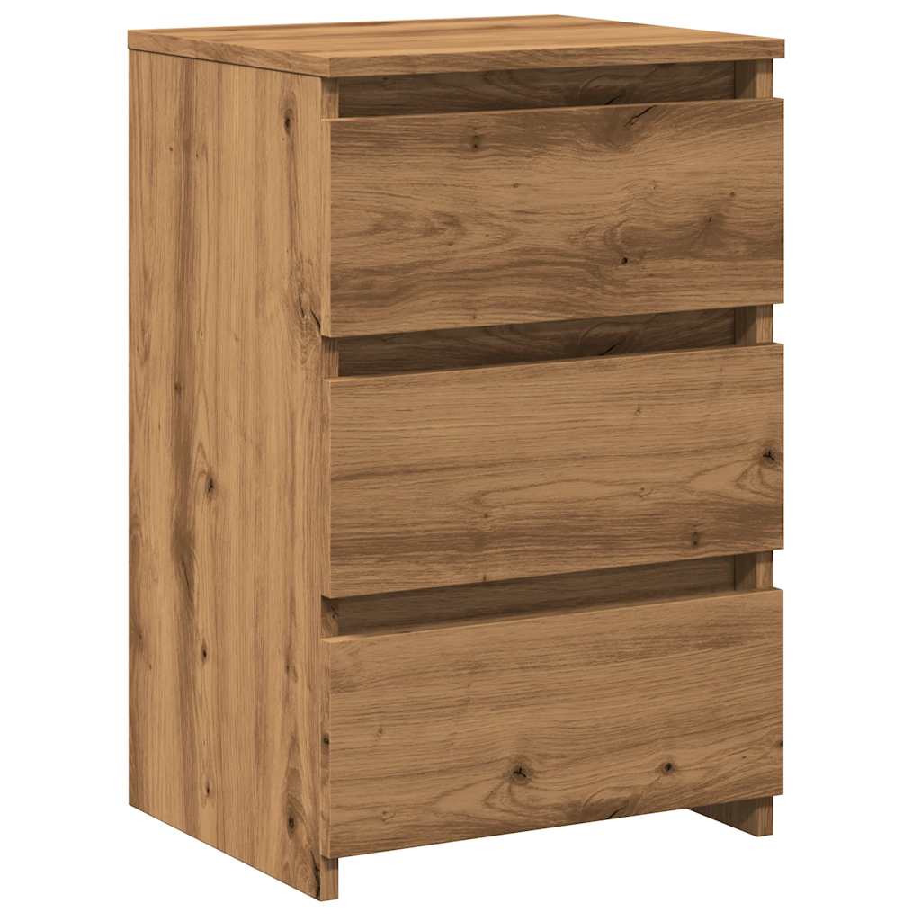 Nachttische 2 Stk. Artisan-Eiche 40x35x62,5 cm Holzwerkstoff