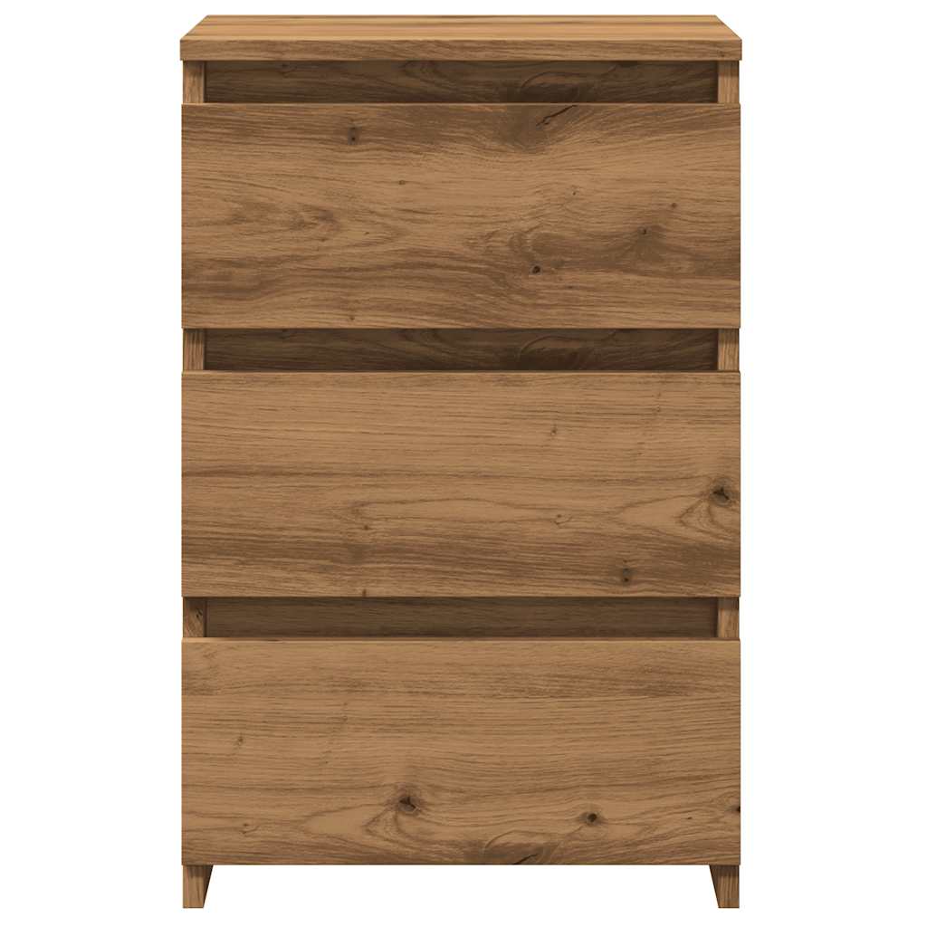 Nachttische 2 Stk. Artisan-Eiche 40x35x62,5 cm Holzwerkstoff