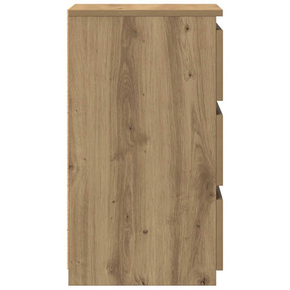 Nachttische 2 Stk. Artisan-Eiche 40x35x62,5 cm Holzwerkstoff