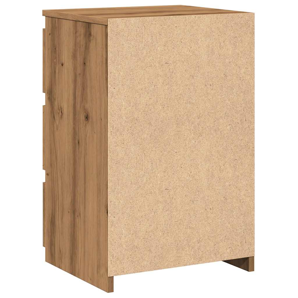 Nachttische 2 Stk. Artisan-Eiche 40x35x62,5 cm Holzwerkstoff