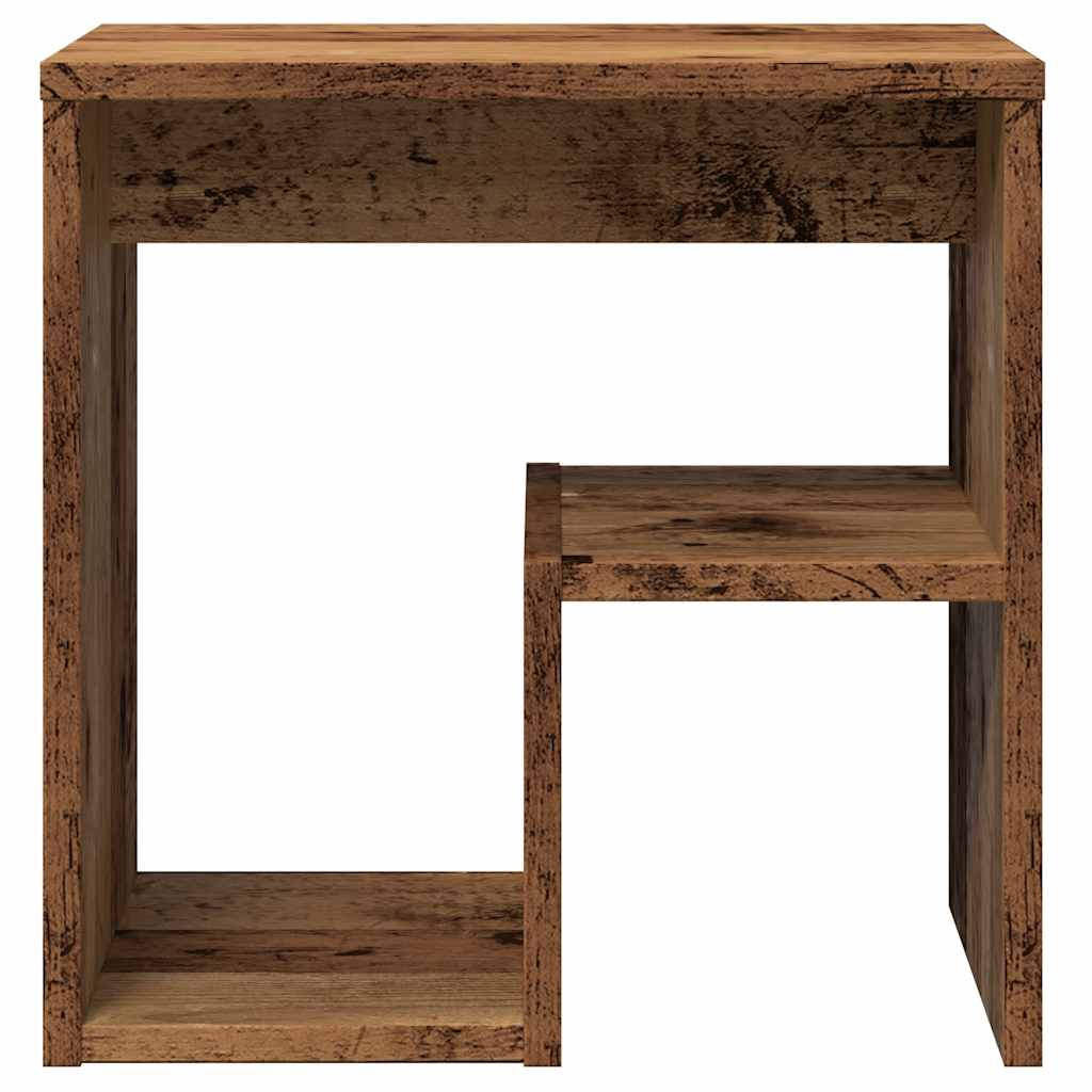 Nachttische 2 Stk. Altholz-Optik 40x30x40 cm Holzwerkstoff