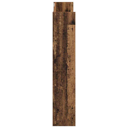 Schuhregal Wandmontage Altholz-Optik 80x18x90 cm Holzwerkstoff