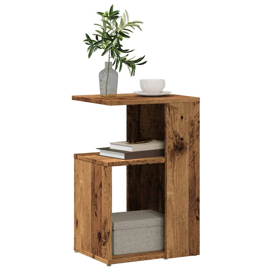 Beistelltisch Altholz-Optik 36x30x56 cm Holzwerkstoff