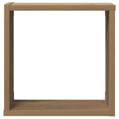 Würfel-Wandregale 2 Stk. Artisan-Eiche 30x15x30 Holzwerkstoff