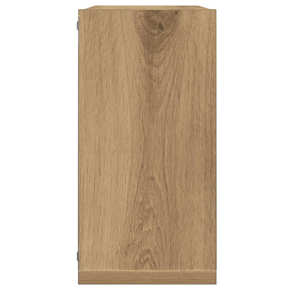 Würfel-Wandregale 2 Stk. Artisan-Eiche 30x15x30 Holzwerkstoff