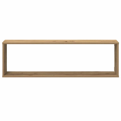 Würfel-Wandregale 4 Stk. Artisan-Eiche 100x15x30 Holzwerkstoff