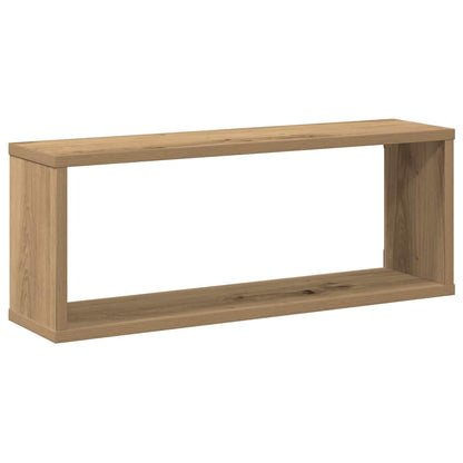 Würfel-Wandregale 2 Stk. Artisan-Eiche 60x15x23 Holzwerkstoff
