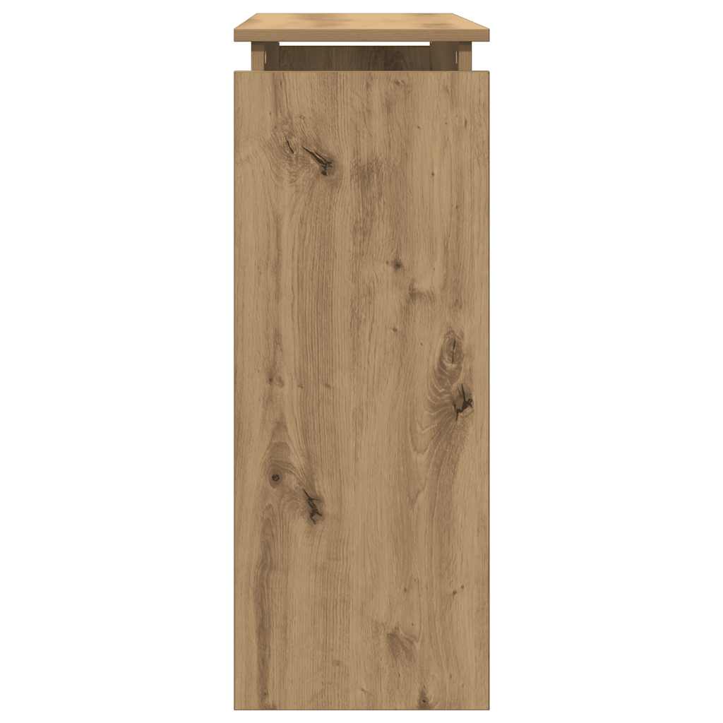 Konsolentisch Artisan-Eiche 80x30x80 cm Holzwerkstoff