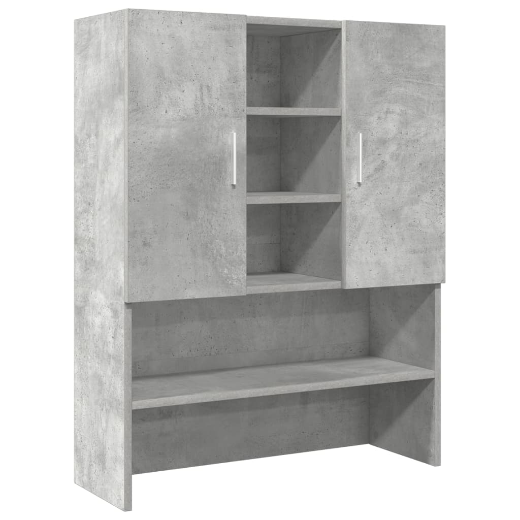 Waschmaschinenschrank Betongrau 70,5x25,5x90 cm