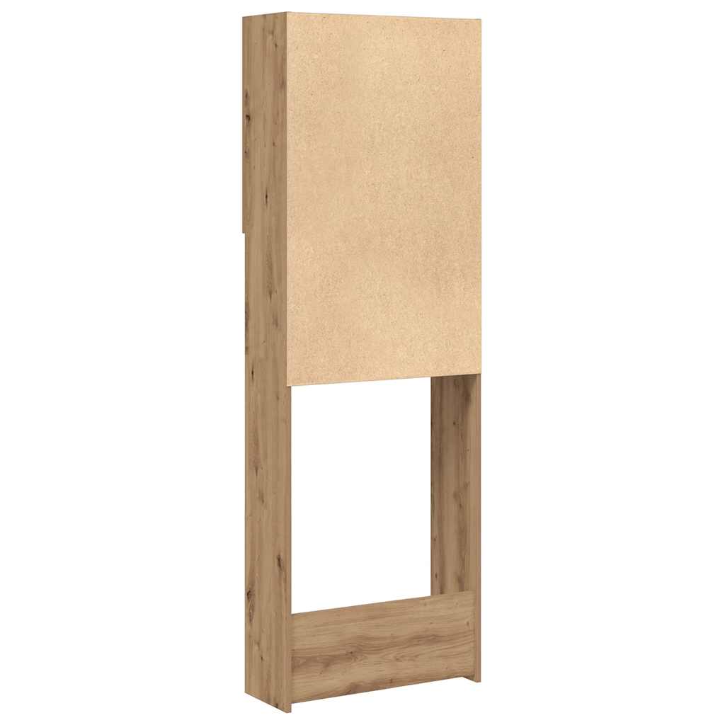 Waschmaschinenschrank Artisan-Eiche 64x25,5x190 cm