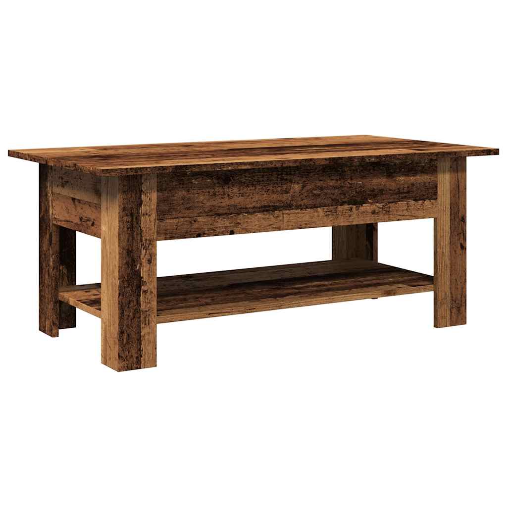 Couchtisch Altholz-Optik 102x55x42 cm Holzwerkstoff