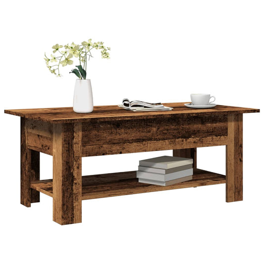 Couchtisch Altholz-Optik 102x55x42 cm Holzwerkstoff