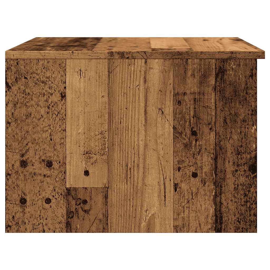 Couchtisch Altholz-Optik 50x50x36 cm Holzwerkstoff