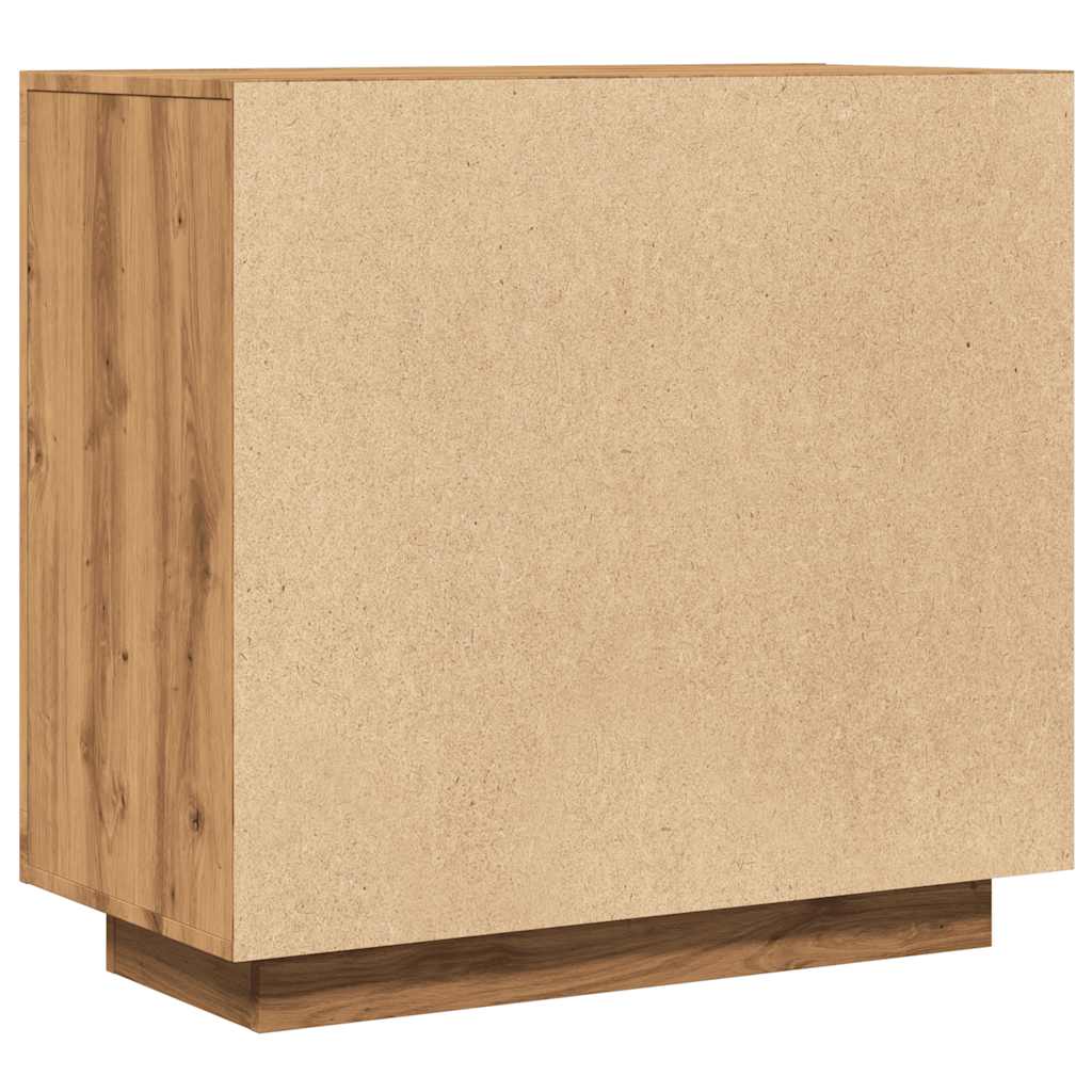 Sideboard Artisan-Eiche 80x40x75 cm Holzwerkstoff