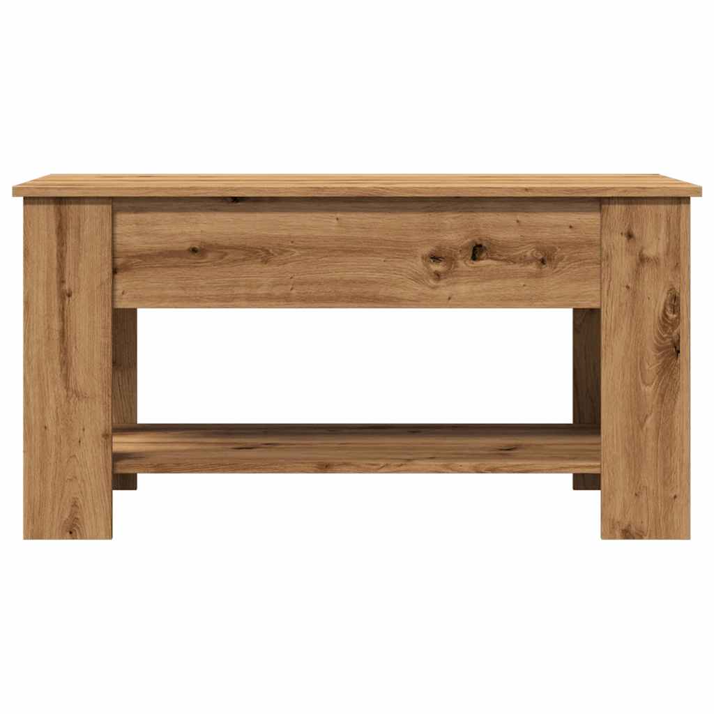 Couchtisch Artisan-Eiche 101x49x52 cm Holzwerkstoff