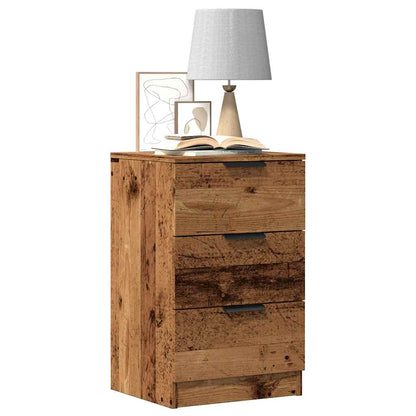 Nachttisch Altholz-Optik 40x36x65 cm Holzwerkstoff