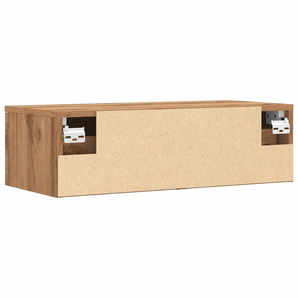 Wandschrank Artisan-Eiche 68x30x20 cm Holzwerkstoff
