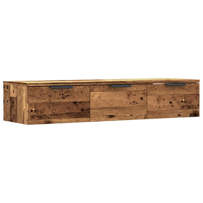Wandschrank Altholz-Optik 102x30x20 cm Holzwerkstoff