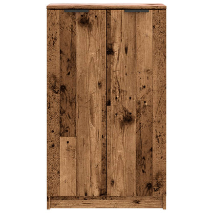 Schuhschrank Altholz-Optik 59x35x100,5 cm Holzwerkstoff