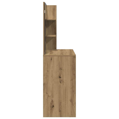 Schminktisch mit Spiegel Artisan-Eiche 74,5x40x141 cm