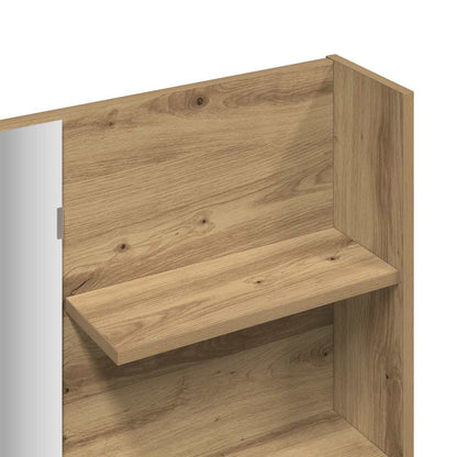 Schminktisch mit Spiegel Artisan-Eiche 74,5x40x141 cm