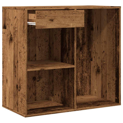 Kosmetikschrank Altholz-Optik 80x40x75 cm Holzwerkstoff