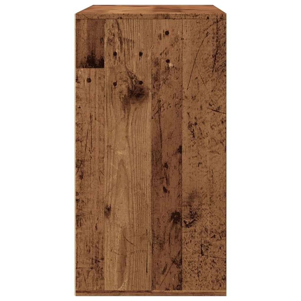 Kosmetikschrank Altholz-Optik 80x40x75 cm Holzwerkstoff