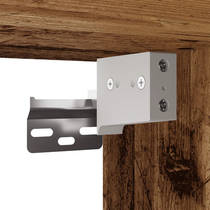 Wandschrank Altholz-Optik 80x33x80 cm Holzwerkstoff