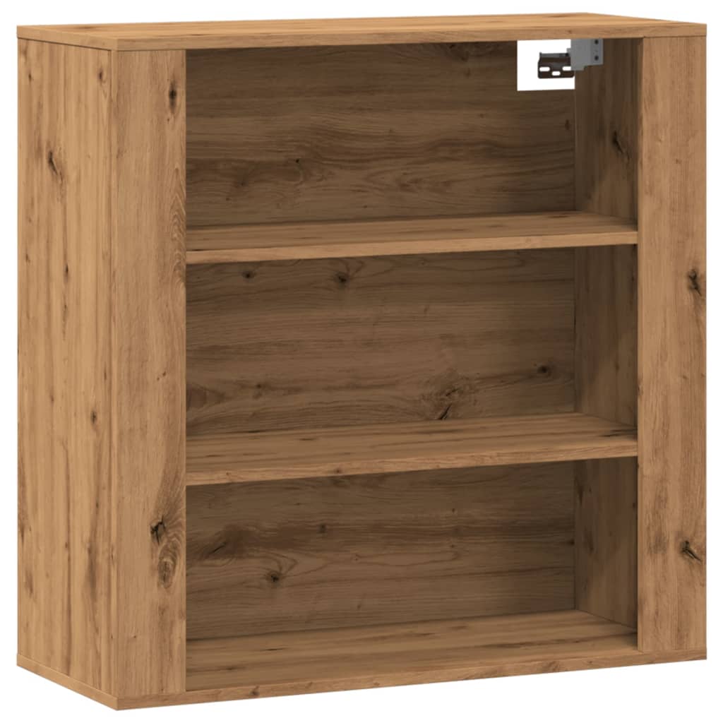 Wandschrank Artisan-Eiche 80x33x80 cm Holzwerkstoff