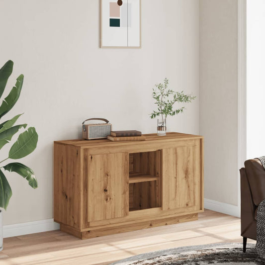 Sideboard Artisan-Eiche 102x35x60 cm Holzwerkstoff