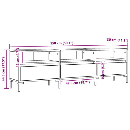 TV-Schrank Artisan-Eiche 150x30x44,5 cm Holzwerkstoff