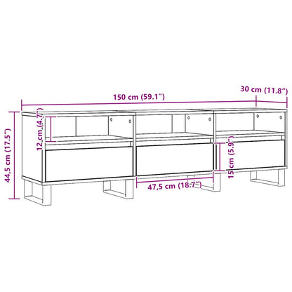 TV-Schrank Artisan-Eiche 150x30x44,5 cm Holzwerkstoff