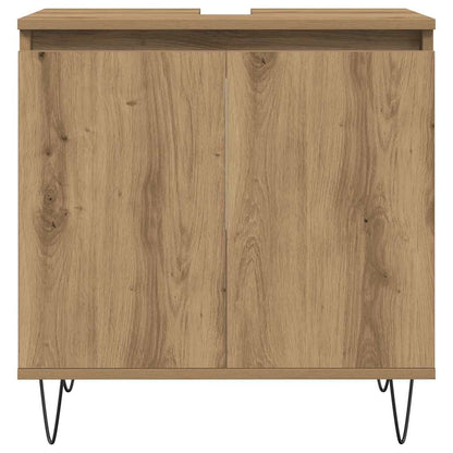 Badschrank Artisan-Eiche 58x33x60 cm Holzwerkstoff