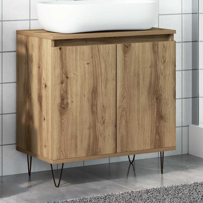 Badschrank Artisan-Eiche 58x33x60 cm Holzwerkstoff