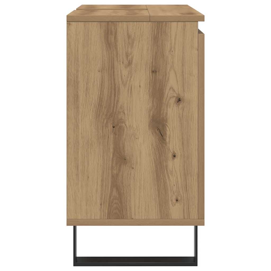 Badschrank Artisan-Eiche 58x33x60 cm Holzwerkstoff