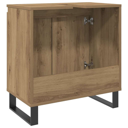 Badschrank Artisan-Eiche 58x33x60 cm Holzwerkstoff