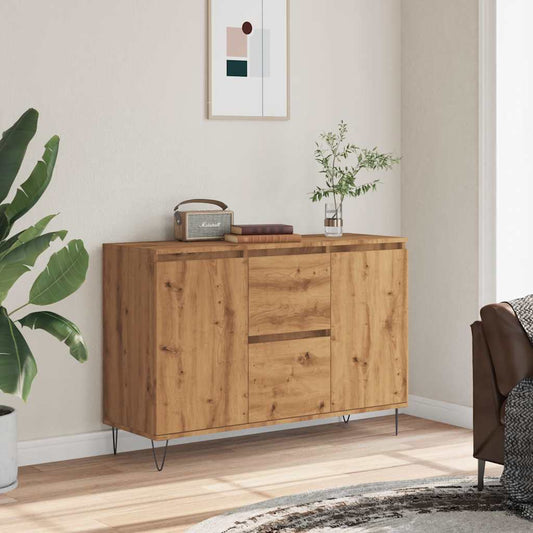 Sideboard Artisan-Eiche 101,5x35x70 cm Holzwerkstoff