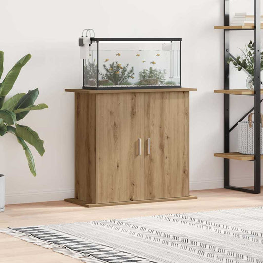 Aquariumständer Artisan-Eiche 81x36x73 cm Holzwerkstoff