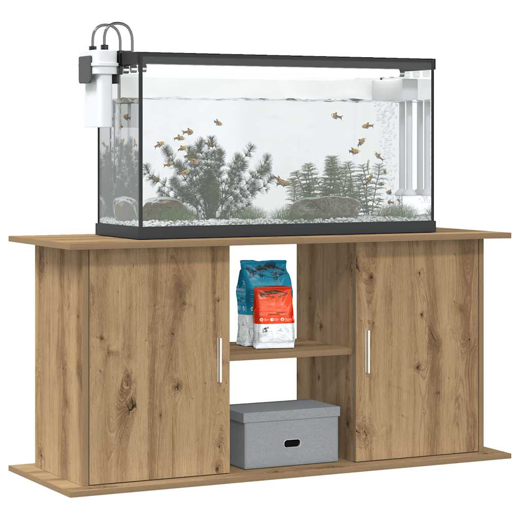Aquariumständer Artisan-Eiche 121x41x58 cm Holzwerkstoff